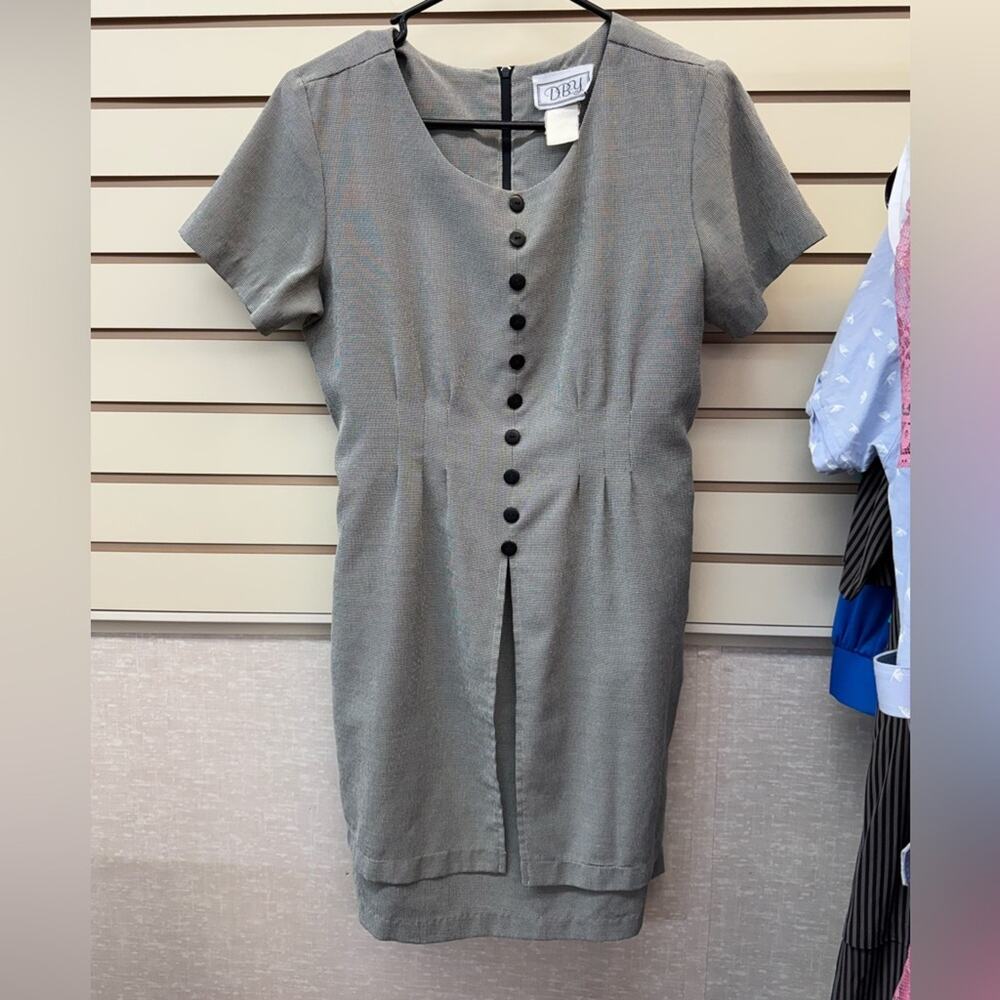 Vintage 90s button up dress